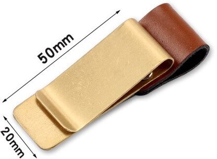 1Pc Metalen Lederen Penhouder Messing Rvs Potlood Clip Vintage Zuivel Notebook Pen Houder Spiraal Losbladige Memo clip