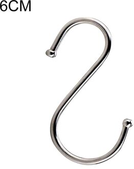1Pc Metalen S Type Keuken Slaapkamer Praktische Haak Up Mutil-Gebruik Hanger Kleren Opslag Haak 304 Roestvrij Staal super Dragende 6cm
