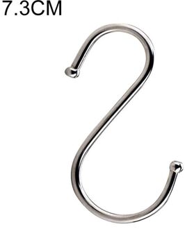 1Pc Metalen S Type Keuken Slaapkamer Praktische Haak Up Mutil-Gebruik Hanger Kleren Opslag Haak 304 Roestvrij Staal super Dragende 7.3cm
