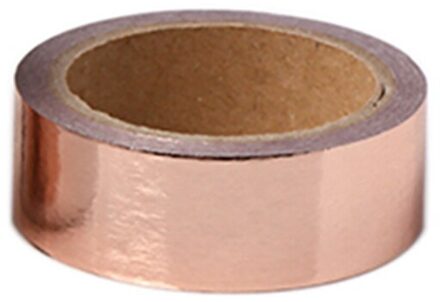 1Pc Metallic Washi Tape Goud Zilver Washi Masking Tape Collection Diy Scrapbooking Journaling Arts Ambachten Tapes Schoolbenodigdheden koper