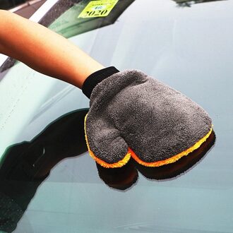 1Pc Microfiber Washandjes Car Cleaning Wassen Gereedschap Auto Care Wateropname Auto-Styling Pluche Auto Absorptie Handschoen 1stk Glove