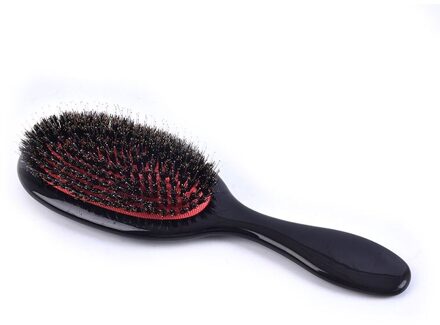 1Pc Mini Anti-Statische Haar Hoofdhuid Massage Kam Ovale Varkenshaar & Nylon Haar Kam Haarborstel Salon Haar borstel Styling Tool