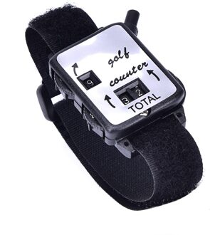1Pc Mini Black Golf Training Aids Polsband Golf Club Slag Score Keeper Count Horloge Putt Shot Counter Sport Golf accessoires