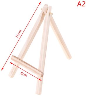 1Pc Mini Hout Kunstenaar Statief Schildersezel Voor Foto Schilderij Postkaart Display Houder Frame Leuke Bureau Decor Tekening Speelgoed A2