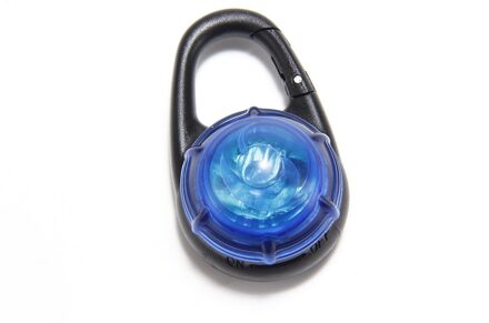 1Pc Mini Led Zaklamp Halsband Gloeiende Hanger Night Veiligheid Pet Leads Ketting Lichtgevende Heldere Gloeiende Kraag In Dark Blauw