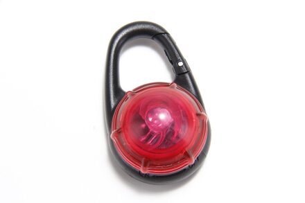 1Pc Mini Led Zaklamp Halsband Gloeiende Hanger Night Veiligheid Pet Leads Ketting Lichtgevende Heldere Gloeiende Kraag In Dark Rood