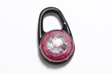 1Pc Mini Led Zaklamp Halsband Gloeiende Hanger Night Veiligheid Pet Leads Ketting Lichtgevende Heldere Gloeiende Kraag In Dark roze