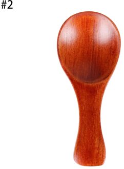 1PC Mini Natuurlijke Houten Lepel Keuken Spice Lepel Houten Gebruiksvoorwerpen Thee Koffie Scoop Kleine Korte Kruiderij Lepels Koken Tool 2