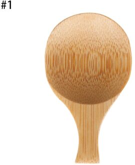 1PC Mini Natuurlijke Houten Lepel Keuken Spice Lepel Houten Gebruiksvoorwerpen Thee Koffie Scoop Kleine Korte Kruiderij Lepels Koken Tool