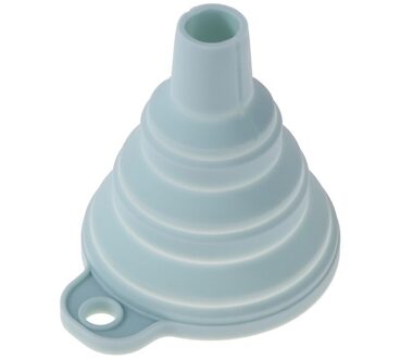 1pc Mini Opvouwbare Trechter Kleurrijke Silicone Inklapbare Stijl Trechter Opvouwbare Draagbare Trechters Keuken Accessoires Gadgets nordic groen