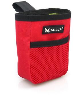 1Pc Mini Outdoor Draagbare Training Hond Snack Tas Dierbenodigdheden Sterke Slijtvastheid Grote Capaciteit Puppy Snack Beloning Taille tas rood