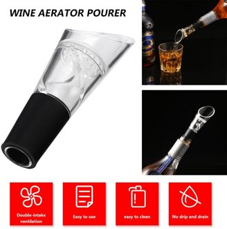 1Pc Mini Rode Wijn Beluchter Dumping Trechter Quick Wijn Schenker Decanter Cap Flessenstop Voor Flessen Bar Accessoires