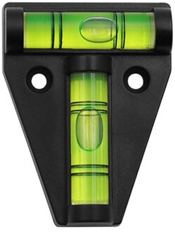 1Pc Mini T Type Waterpas Meting Instrument Driehoekige Niveau T-Type Geest Bubble Shell Plastic Meetinstrumenten zwart