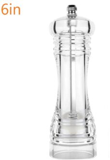 1Pc Molen Peper En Zout Molen Licht Peper Spice Graan Mills Porselein Slijpen Kern Molen Multi-purpose Kruiden fles 6 duim
