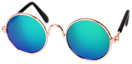 1Pc Mooie Pet Kat Glazen Hond Bril Huisdier Producten Voor Kleine Hond Kat Eye-Wear Hond Zonnebril Foto 'S huisdier Accessoires #15 groen