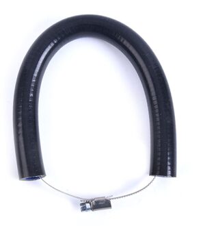 1Pc Motorfiets Uitlaatpijp Bescherming Ring Uitlaat Bescherming Rubber zwart