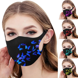 1pc Mouth Masks for Dust' Protection Anti-Face Mask Washable Earloop Mask Mouth Caps Washable Mascarilla