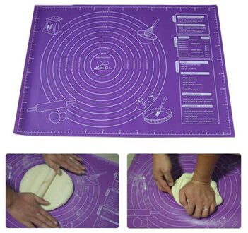 1Pc Multi-Size Non-Stick Siliconen Bakken Mat Met Schaal Rolling Deeg Pad Kneden Mat Keuken Koken Pastry sheet Oven Liner