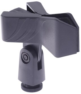 1Pc Multifunctionele Draagbare Microfoon Houder Universele Podium Gebruik Clip Stand zwart