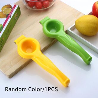 1Pc Multifunctionele Fruit Handmatige Juicer Willekeurige Kleur Dikke Oranje Juicer Plastic Citroen Clip Huishouden Handleiding Fruit Juicer