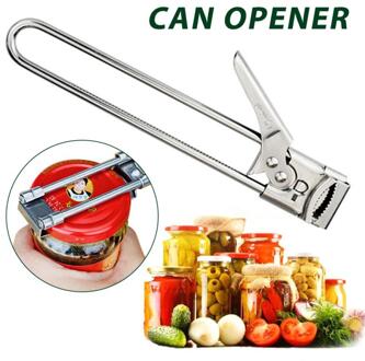 1Pc Multifunctionele Rvs Blikopener Thuis Keuken Kan Open Moeiteloos Opener Met Turn Knop Huishouden Keuken Wb 093