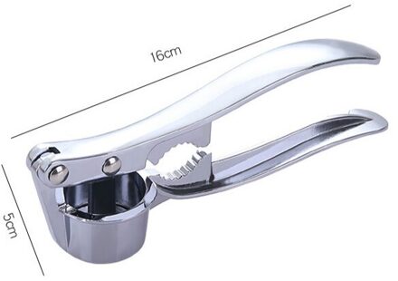 1Pc Multifunctionele Rvs Knoflookpers Crusher Keuken Koken Gember Squeezer Stamper Handheld Mincer Gereedschap stijl 2