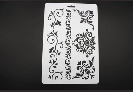 1Pc Musical Ballet Meisje Vormige Herbruikbare Stencil Airbrush Schilderen Art Diy Home Decor Schroot Boeken Fotoalbum Ambachten 11