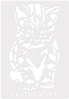 1Pc Musical Ballet Meisje Vormige Herbruikbare Stencil Airbrush Schilderen Art Diy Home Decor Schroot Boeken Fotoalbum Ambachten 4