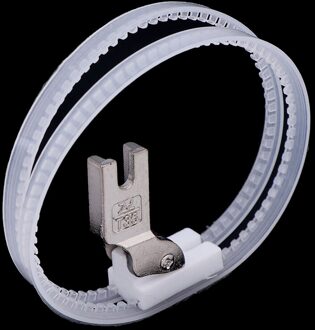 1Pc Naaimachine Naaivoet Dubbele Roller Naaivoet Roller Ring Plastic Naaivoet