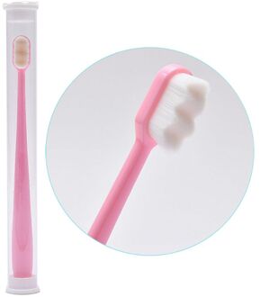 1Pc Nano Ultra-Fijne Wave Tandenborstel Zachte Haren Volwassen Kind Met Pvc Dental Whitening Borstel Oral Care Schoon 5