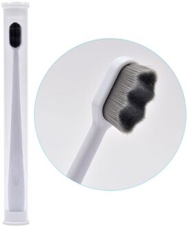 1Pc Nano Ultra-Fijne Wave Tandenborstel Zachte Haren Volwassen Kind Met Pvc Dental Whitening Borstel Oral Care Schoon 6