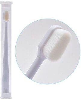 1Pc Nano Ultra-Fijne Wave Tandenborstel Zachte Haren Volwassen Kind Met Pvc Dental Whitening Borstel Oral Care Schoon