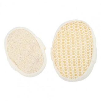 1Pc Natuurlijke Loofah Pads Bad Spons Borstel Zachte Lichaam Gezicht Reinigingsborstel Anti Rijke Schuimende Bad Spons voor Badkamer