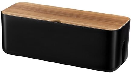 1Pc Netsnoer Doos Eenvoudige Geïsoleerde Praktische Kabel Organizer Power Strip Case Wire Management Box Voor Office Home