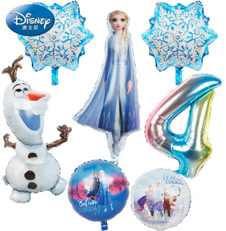 1pc New elsa olaf Disney Frozen Princess foil balloons baby shower girl snowman birthday party decorations kids toys air globos