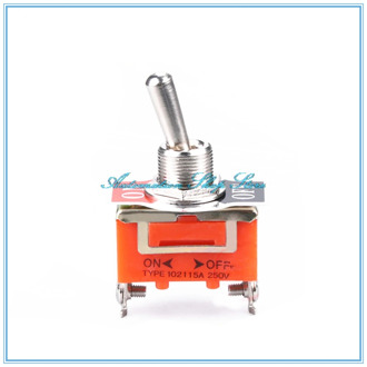 1pc New High Quality 15A 250V SPST 2 Terminal ON OFF Toggle Switch