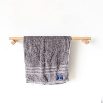 1Pc Nordic Eenvoudige Effen Muur Gemonteerde Houten Handdoekenrek Thuis Keuken Badkamer Washandje Opknoping Staaf 45cm