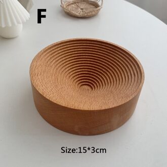 1Pc Nordic Groef Hout Dessert Snijden Brood Lade Keuken Anti-Slip Snijplank Organizer