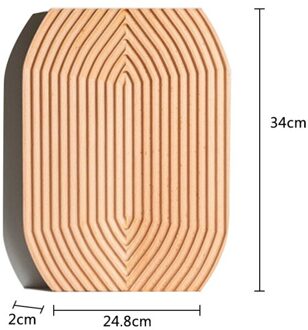 1Pc Nordic Groove Bamboe Dessert Snijden Brood Lade Keuken Anti-Slip Snijplank Japanse Organizer Home Diversen