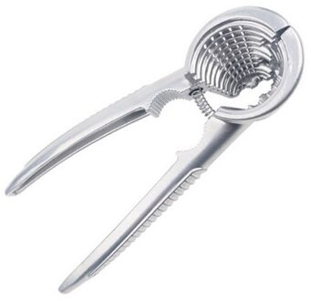 1Pc Notenkraker Walnoot Opener Metalen Walnoot Cracker Met Antislip Handvat V-Vormige Trechter Home Living fruit Groente Gereedschap