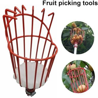 1Pc Onvenient Fruitplukker Tuinieren Vruchten Collection Picking Hoofd Tool Fruit Catcher Apparaat Kas Tuingereedschap