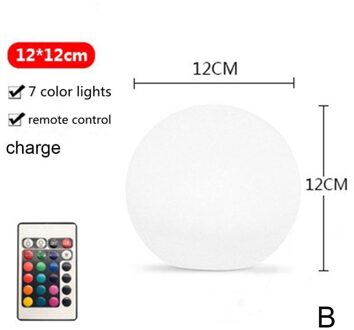 1Pc Opblaasbare Lichtgevende Bal Pvc Afstandsbediening Led Knippert Strandbal Kinderen Water Golf Bal Outdoor Speelgoed