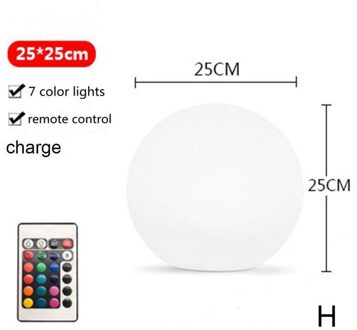 1Pc Opblaasbare Lichtgevende Bal Pvc Afstandsbediening Led Knippert Strandbal Kinderen Water Golf Bal Outdoor Speelgoed