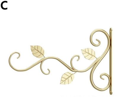 1Pc Opknoping Planten Beugel Europese Stijl Muur Planter Bloempot Decor Iron Lantaarns Hanger Voor Home Haken R4V3