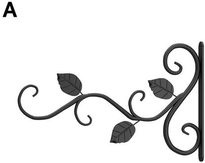 1Pc Opknoping Planten Beugel Europese Stijl Muur Planter Bloempot Decor Iron Lantaarns Hanger Voor Home Haken R4V3