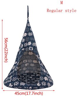 1Pc Opvouwbare Duurzaam Pet Kat Tent Hangmat Opknoping Huis Bed Kegelvorm Ademend Linnen Kooi Cove Tent Sleepingr 2