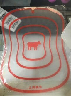 1Pc Opvouwbare Hakblokken Food Grade Plastic Groente Vlees Snijplank Multifunctionele Keuken Accessoires 38.2*21.5 cm 02 30x20cm