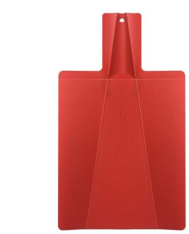 1Pc Opvouwbare Hakblokken Food Grade Plastic Groente Vlees Snijplank Multifunctionele Keuken Accessoires 38.2*21.5 cm rood 38.2x21.5cm