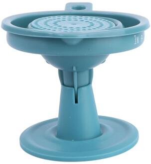 1Pc Opvouwbare Mini Trechter Creatieve Vloeibare Separator Keuken Olie Aparte Trechter Blauw