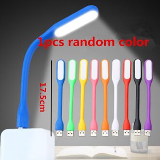 1Pc Opvouwbare Super Bright Usb Led Boek Licht Draagbare Leeslamp Licht Tafellamp Voor Power Computer Laptop Night verlichting USB willekeurig